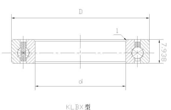 KLBX四點(diǎn)接觸球等截面薄壁軸承